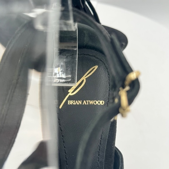 Brian Atwood Black Fringe Stiletto Heels‎ Size 6.5 EUC - Picture 11 of 17
